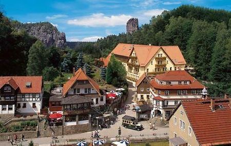 Hotel Amselgrundschloesschen Rathen Exteriér fotografie